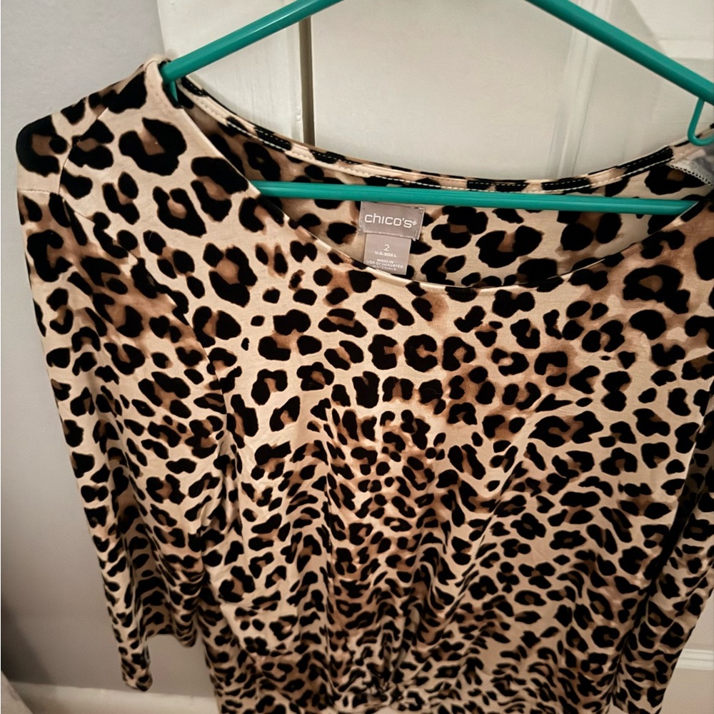 Chico's Animal Print Top